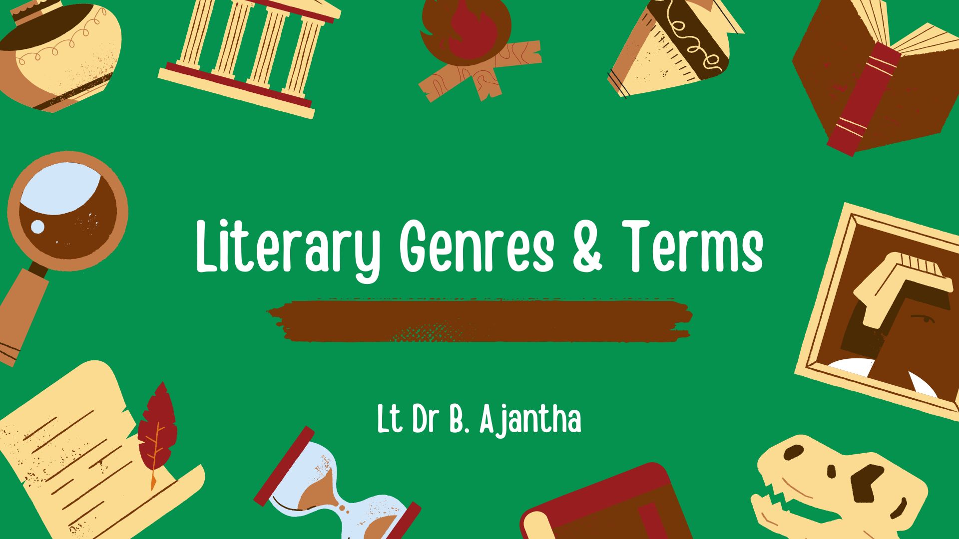 Literary Genres and Terms U23ELE31